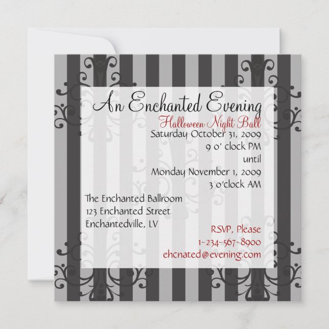 Elegant Pattern 2 Invitation (Front)