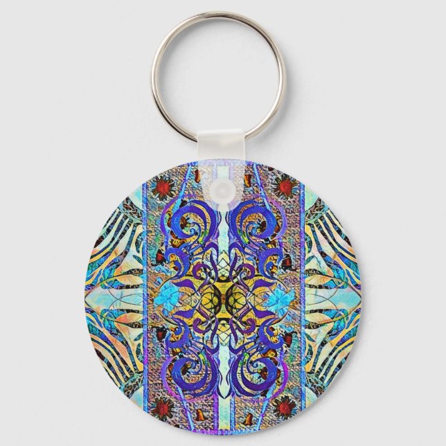 Elegant Pattern 57793 Keychain (Front)