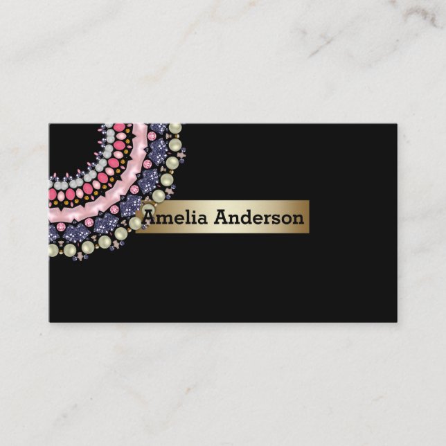 Elegant pattern created for you business card (Front)