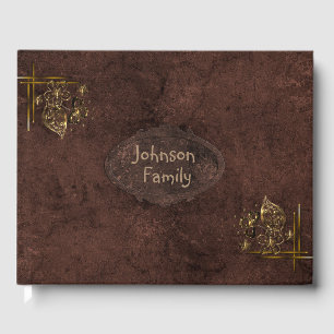 Elegant pattern created for you guest book