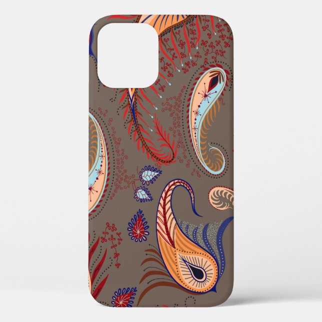 Elegant pattern. paisley illustration.  Case-Mate iPhone case (Back)