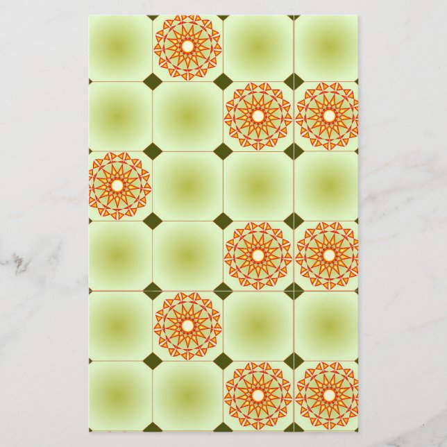 Elegant Pattern Scrapbook Paper (Front)