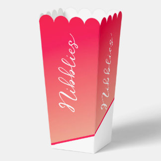 Elegant Peach And Pink Favor Box