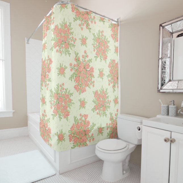 Elegant Peach Orange Floral (In Situ)