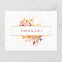 Elegant Peaches and Cream Spring Wedding Thank You