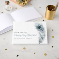 Elegant Peacock Feather Wedding Day