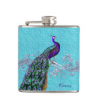 Élégant Peacock Flacon personnalisé