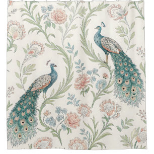 Elegant Peacock Floral Vintage (1)