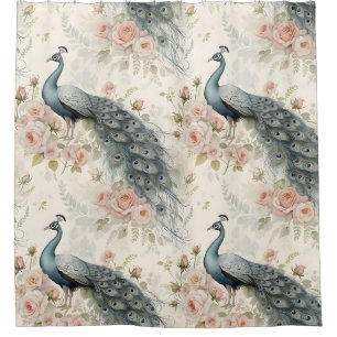 Elegant Peacock Floral Vintage (2)