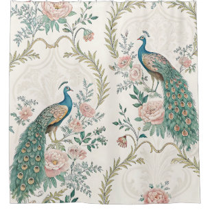 Elegant Peacock Floral Vintage (3)