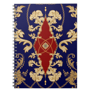 Elegant Pear Fruits: Vintage Seamless Notebook