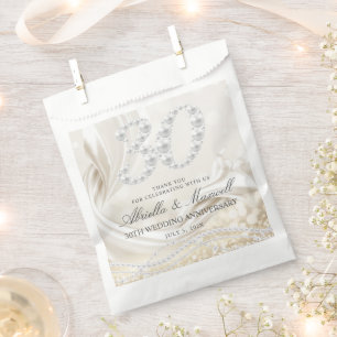 Elegant Pearl 30th Anniversary Favour Bag