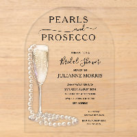 Elegant Pearls and Prosecco Bridal Shower