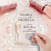 Elegant Pearls and Prosecco Bridal Shower