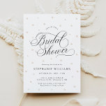 Elegant Pearls Bridal Shower  Invitation<br><div class="desc">Introducing the Elegant Pearls Bridal Shower Invitation This sophisticated invitation features white pearls and chic script typography, perfect for a refined bridal shower. The black and white design exudes classic glamour and simplicity, making it ideal for the bride-to-be. With romantic handwritten elements and a trendy whimsical touch, it’s perfect for...</div>