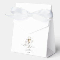 Elegant Pearls & Prosecco Bridal Shower Favour Box