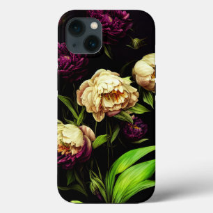 Élégant Peonies et étui téléphonique Rose