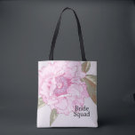 Elegant Peony Flower Floral Wedding Personalized Tote Bag<br><div class="desc">An elegant gift for the newlyweds. Email me @ JMR_Designs@yahoo.com if you need assistance or have any special request.</div>