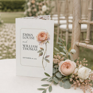 Elegant Peony Modern Heritage Wedding Ceremony