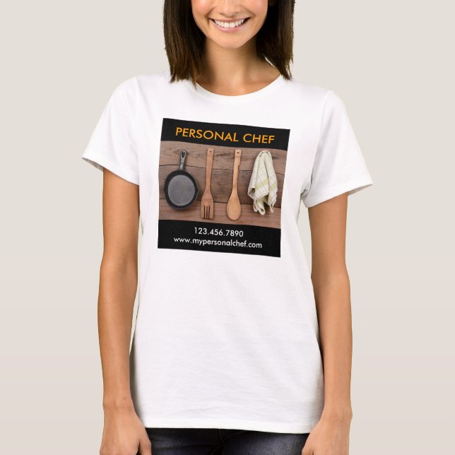 Elegant Personal Chef T-Shirt (Front)