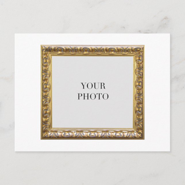 Elegant Personal Photo Frame Postcard (Front)