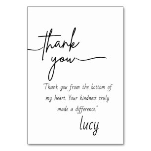 Elegant Personal Thank You Card