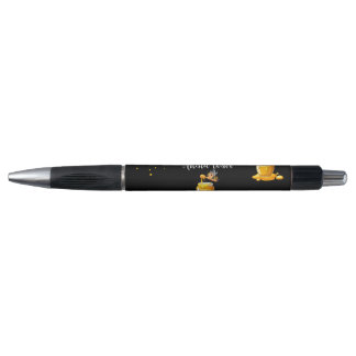 Elegant personalize Black Honeycomb Pen