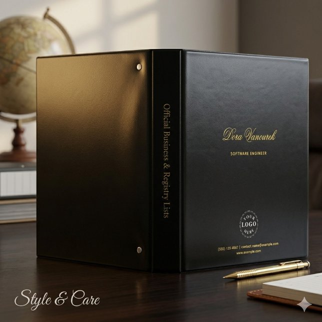 Elegant Personalized 3 Ring Binder For Office Use (Elegant Personalized 3 Ring Binder For Office Use)
