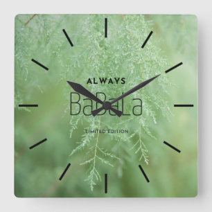 Elegant Personalized Acrylic Wall Clock