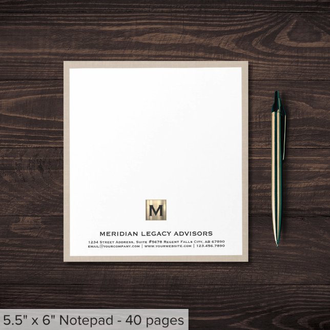 Elegant Personalized Business Notepad (Creator Uploaded)