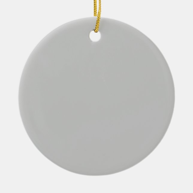 Elegant Personalized Christmas Ornament (Front)