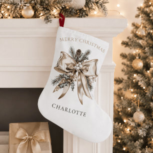 Elegant Personalized Christmas Stocking