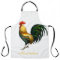 Elegant Personalized Colourful Rooster chicken 