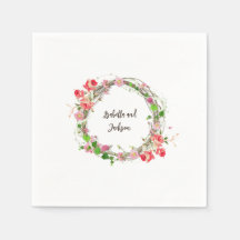 elegant personalized couple/single name floral 