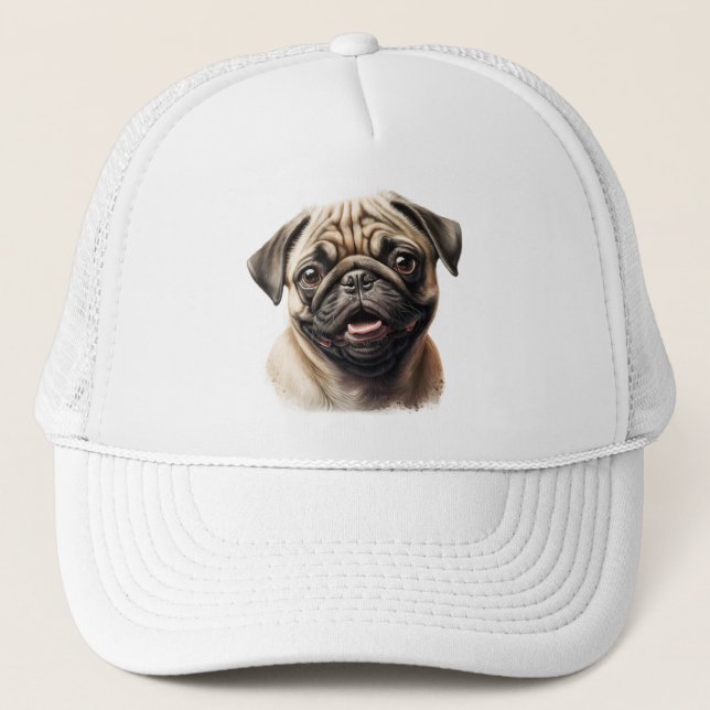 Elegant Personalized Custom Modern simple Trucker Hat (Front)