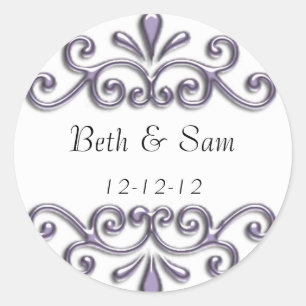 Elegant Personalized Envelope Seal Stickers