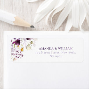 Elegant Personalized Floral Address Labels