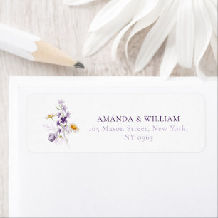 Elegant Personalized Floral Address Labels