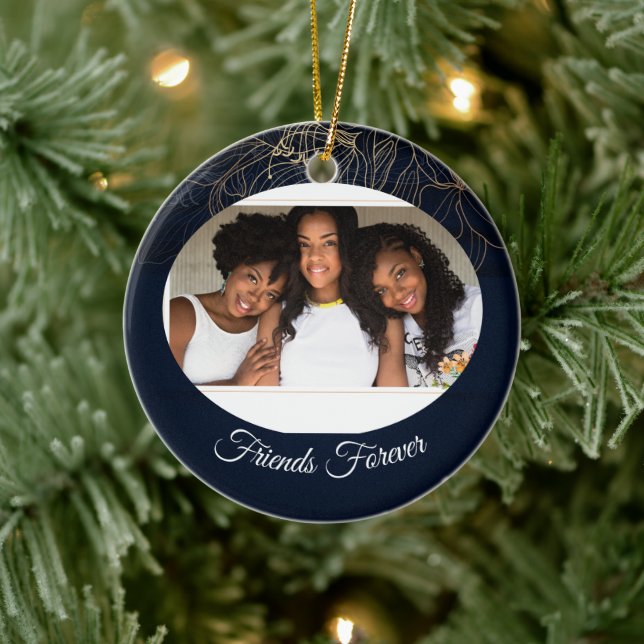 Elegant personalized friendship day ornament (Tree)