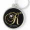 Elegant Personalized Gold Monogrammed Letter K