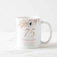Elegant Personalized Grandmother's 75th Birthday