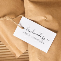 Elegant Personalized Handmade By