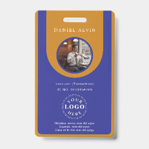 Elegant Personalized ID Badge for Professional Use