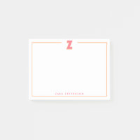 Elegant Personalized Monogram 3D Letter Z Initial 