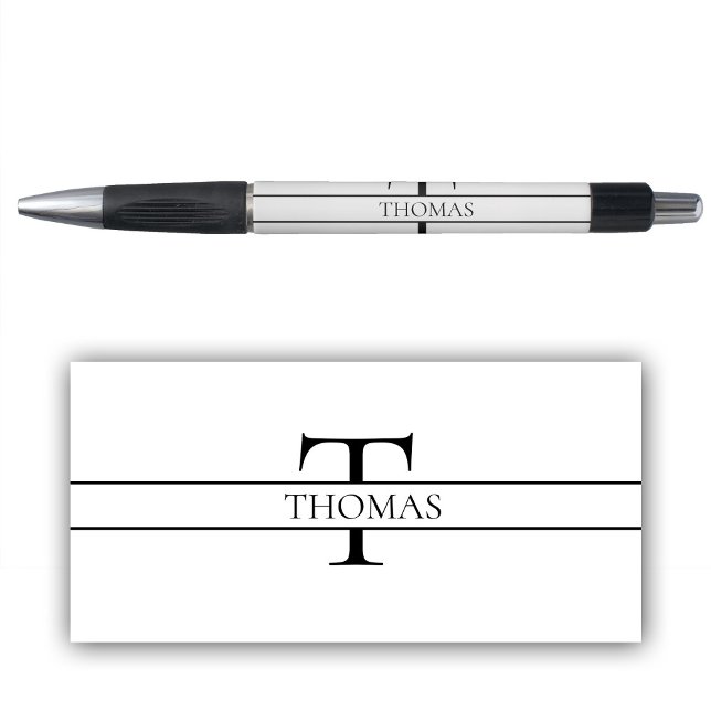 Elegant Personalized Monogrammed Custom Name Pen (Elegant Personalized Monogrammed Custom Name Pen)