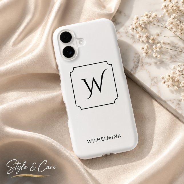 Elegant Personalized Name Monogram (Elegant Personalized Name Monogram iPhone 17 Case)