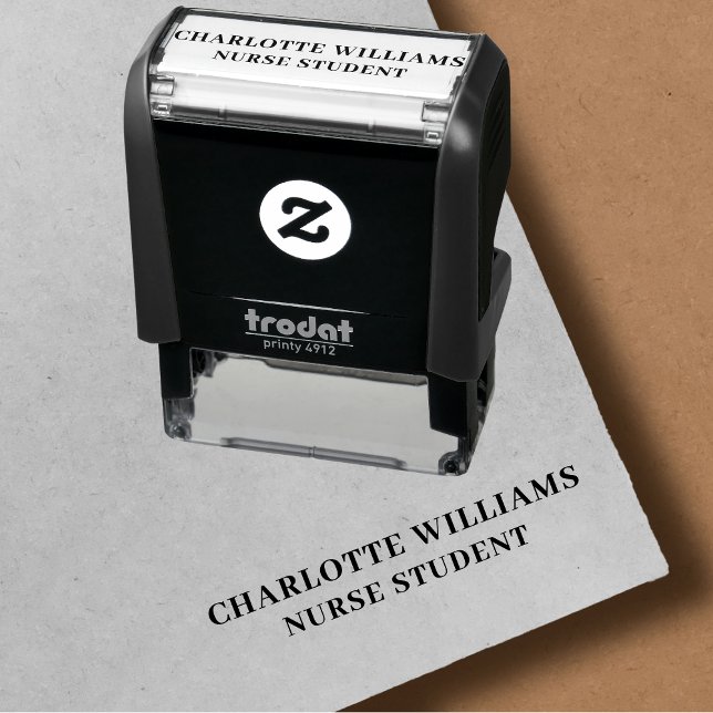 Elegant Personalized Name Nurse Student Self-inking Stamp (Elegant Personalized Name Nurse Student Self-inking Stamp
)