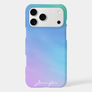 Elegant Personalized Pastel Rainbow Sky