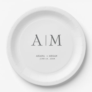 Elegant Personalized Plates | Custom Party Decor