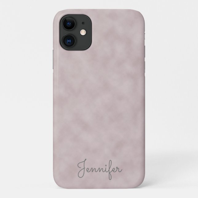 Elegant Personalized Rose Colour Parchment Case-Mate iPhone Case (Back)